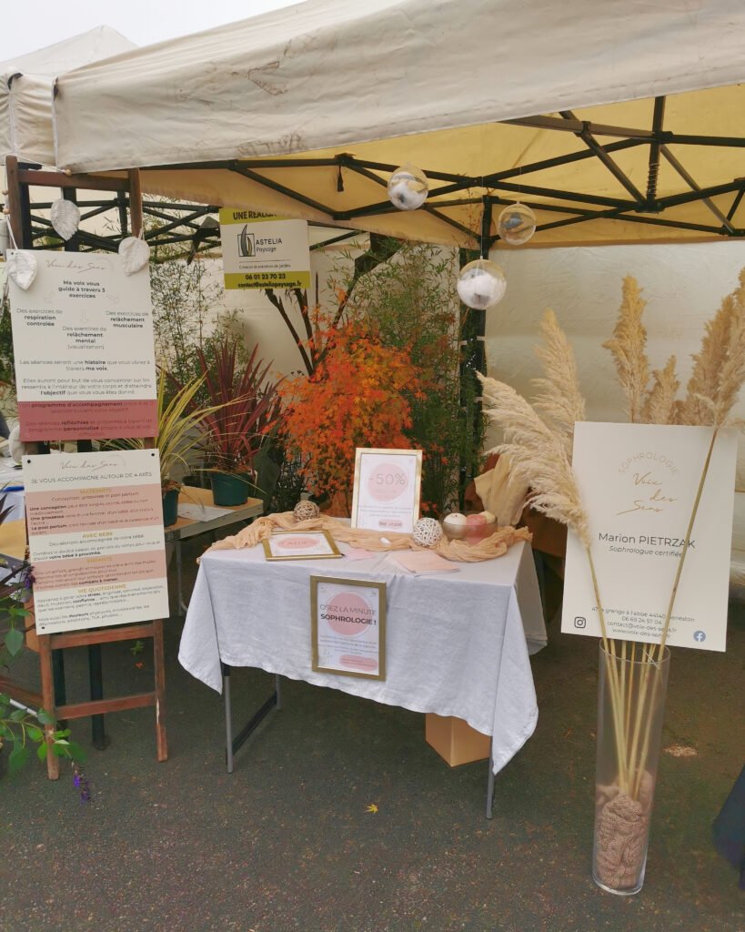 stand de sophrologie voix des sens à la saint brice de geneston